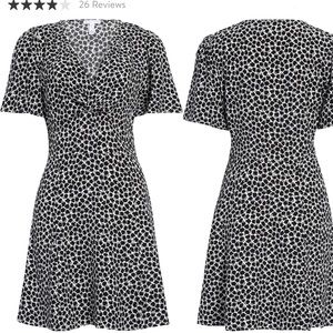 Leith twist front A line minidress